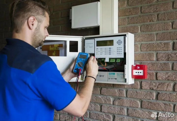 Монтаж автоматической пожарной сигнализации, апс