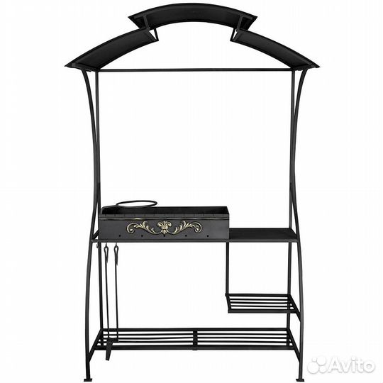 Мангал с крышей