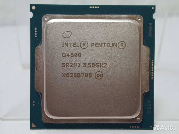 Процессор s1151 Intel Pentium G4500 (2x3500MHz)