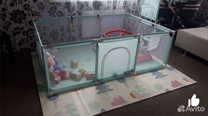 Большой детский манеж