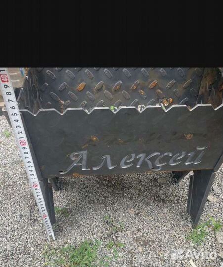 Мангал ручной работы из стали 3мм