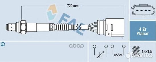 Лямбда-зонд 77204 FAE