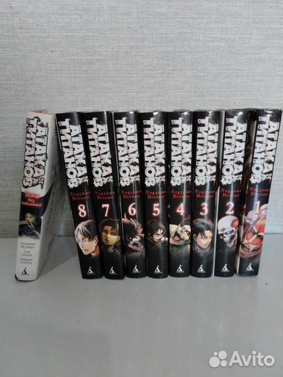 Манга атака титанов все томы