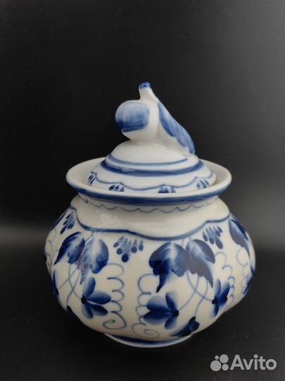 Сахарница Гжель Авторская