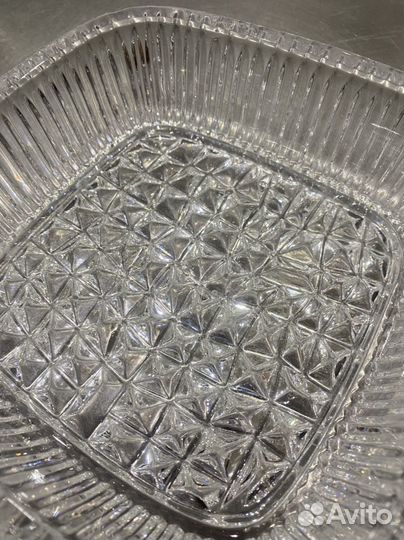 Салатница хрустальная СССР