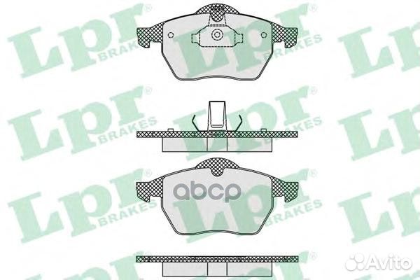 Колодки тормозные opel astra G 2.0/vectra B/ZAF