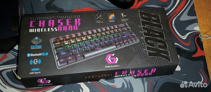 Беспроводная клавиатура Gembird KBW-G500L