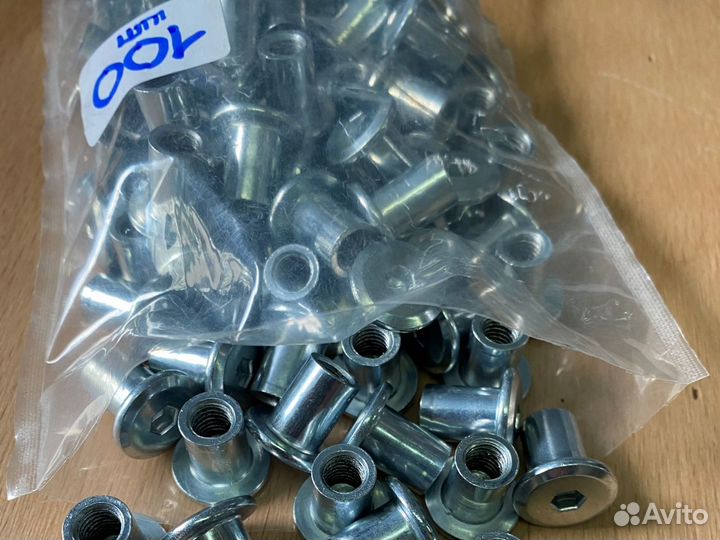 Мебельная гайка Эриксона M6 (уп100шт)