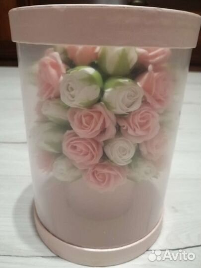 Букеты из неувядающих мыльных роз