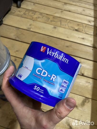 Оптические диски verbatim CD-R 52 X 700MB 50 шт/уп