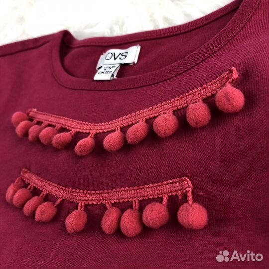 Лонгслив для девочки 122