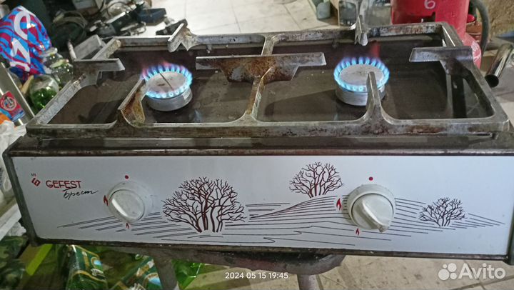 Газовая плита 2 конфорки бу