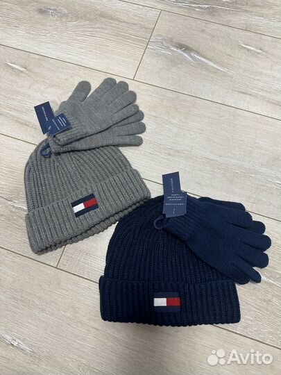 Набор шапка и перчатки Tommy hilfiger