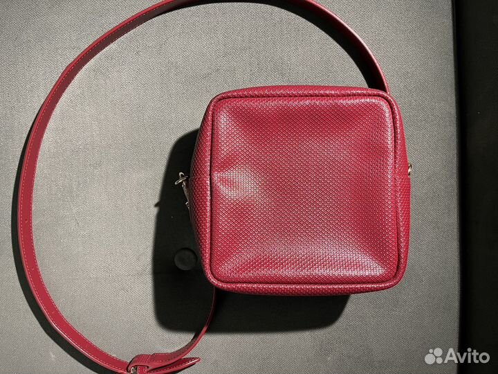 Сумка кожаная Lacoste