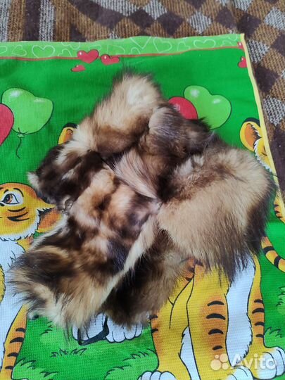 Шапка мужская ушанка из натурального меха собаки