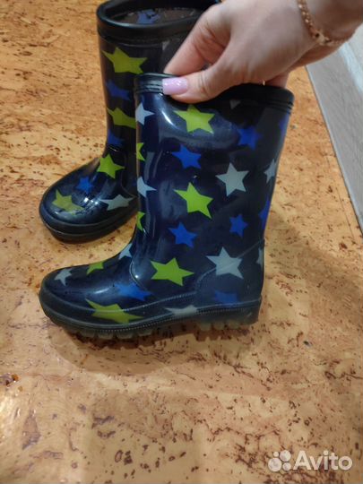 Детские резиновые сапоги 27 размер