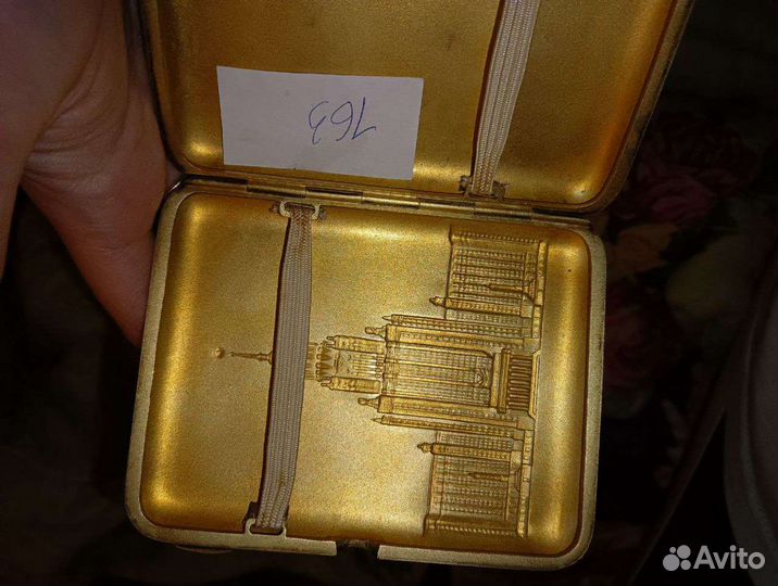 Портсигар советский,серебро