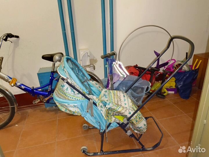 Коляска санки