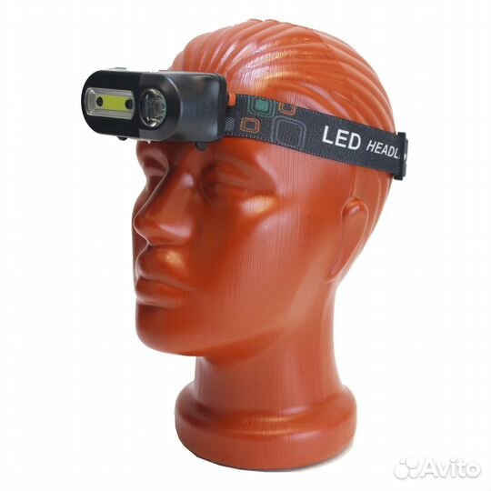 Фонарь налобный нт-822 с датчиком движения
