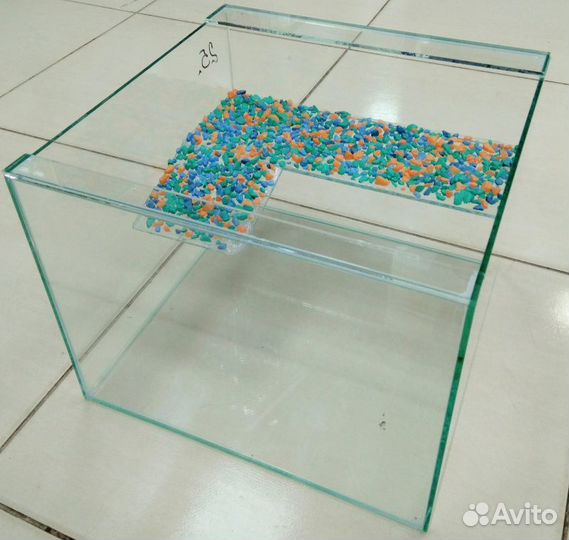 Аквариум террариум (черепашатник) крышка + лампа