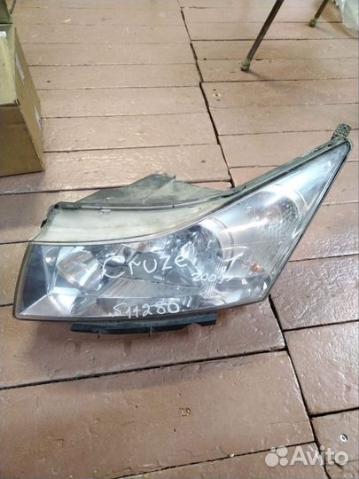 Фара левая chevrolet cruze