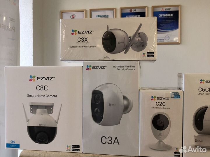 Камеры видеонаблюдения Еzviz Wi-Fi. Продажа оптом