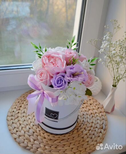 Букет из мыла на праздник, мыльный букет