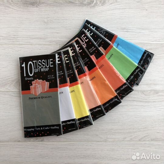 Бумага тишью 10листов