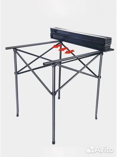 Туристический набор мебели/ Стол и 4 Стула