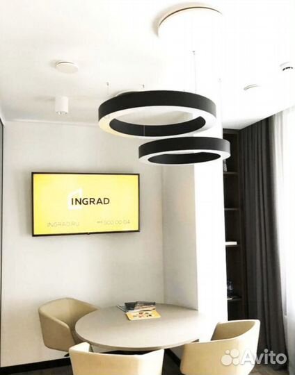 Дизайнерские фигурные Лэд светильники (люстры)