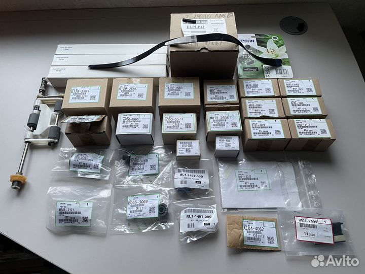 Запчасти для оргтехники и принтеров. Новые