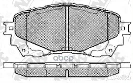 PN25002-nibk колодки дисковые п. Mazda 6 2.0/2
