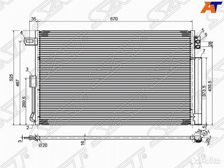 Радиатор кондиционера jeep grand cherokee 10