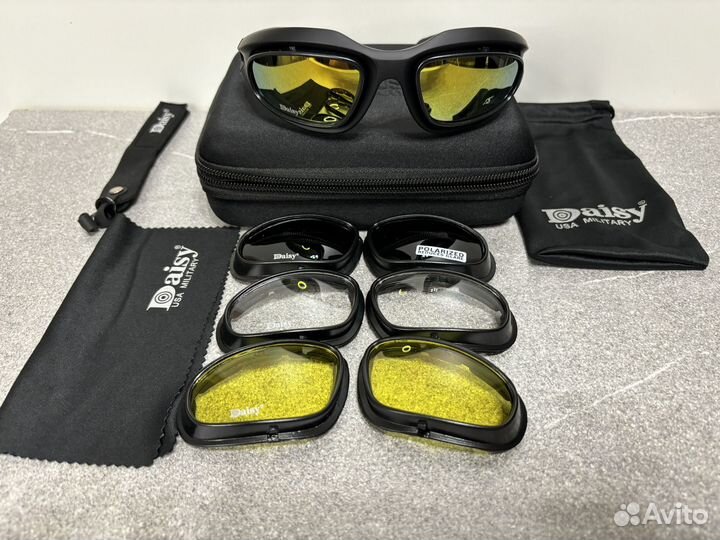 Тактические очки Daisy C5 со сменными линзами