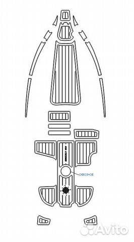 Палубное покрытие eva Grizzly 580 Cruizer