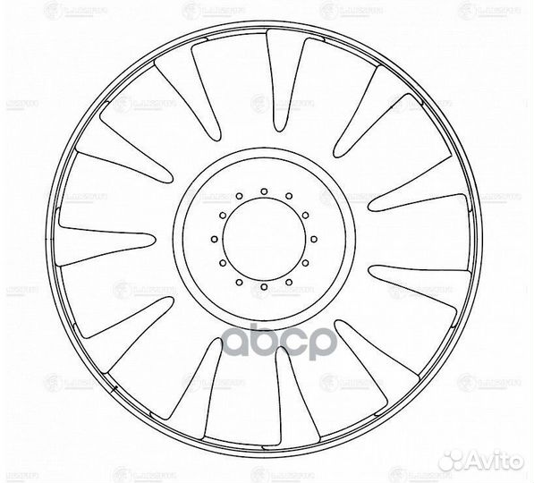 Крыльчатка вентилятора LFB 0738 luzar