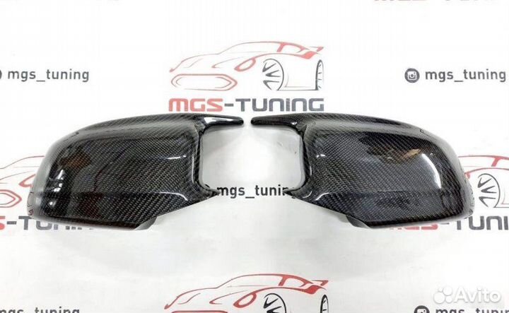 Крышки зеркал стиль BMW M6 F13 карбон (Дорест)