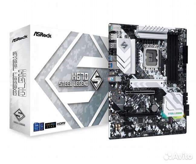 Материнская плата Asrock H670 steel legend