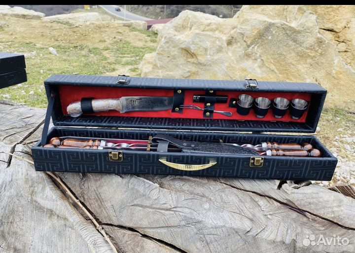 Подарочный набор для шашлыка кейс