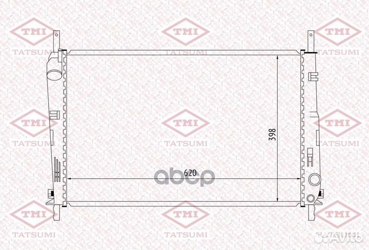 Радиатор охлаждения TGA1175 tatsumi