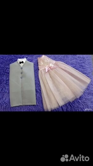 Свадебное украшение на бутылки шампанского