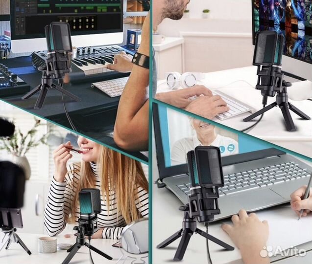 Конденсаторный USB-микрофон новый