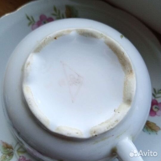 Чашка с блюдцем ГДР