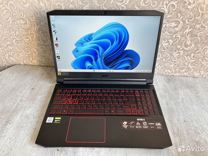 Ноутбук Acer nitro 5 an515-55-54XB