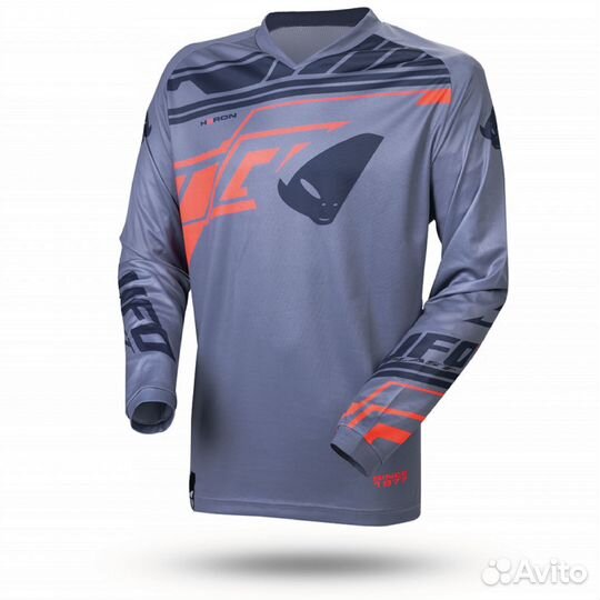 Мотоджерси UFO heron jersey Grey/Orange S-XXL