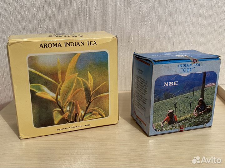 2 пачки индийского чая по 250 гр СССР в коллекцию