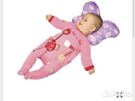 Подушка для новорожденных ортопедическая бабочка