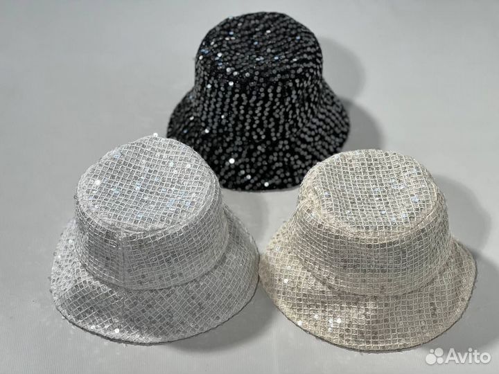 Панама женская с крупной пайеткой
