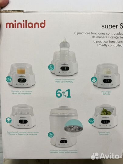 Стерилизатор-пароварка Miniland Super 6 в 1