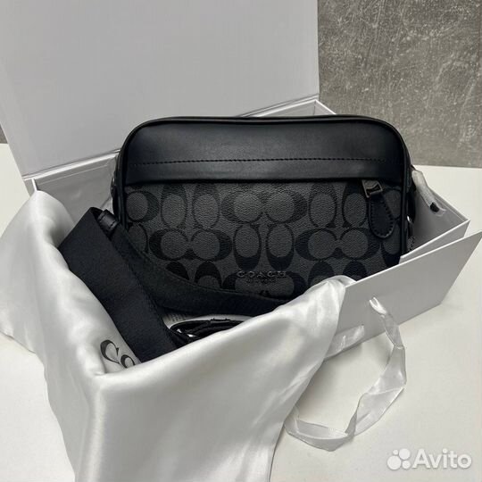 Мужская сумка через плечо coach